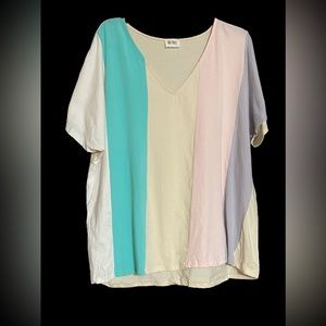 BiBi Large Pastel Multi Top